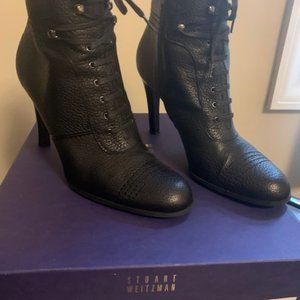 Stuart Weitzman Black Booties Size 7